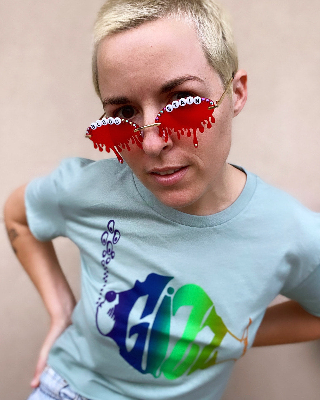King Gizzard BLOODSTAIN dripping sunnies