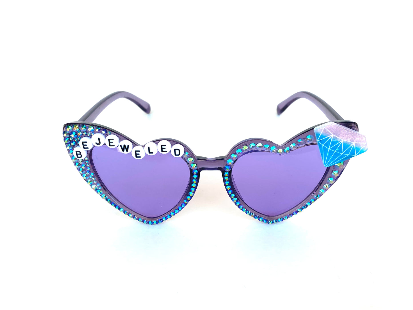 More Colors! Taylor Swift BEJEWELED heart-shaped cat eye sunnies