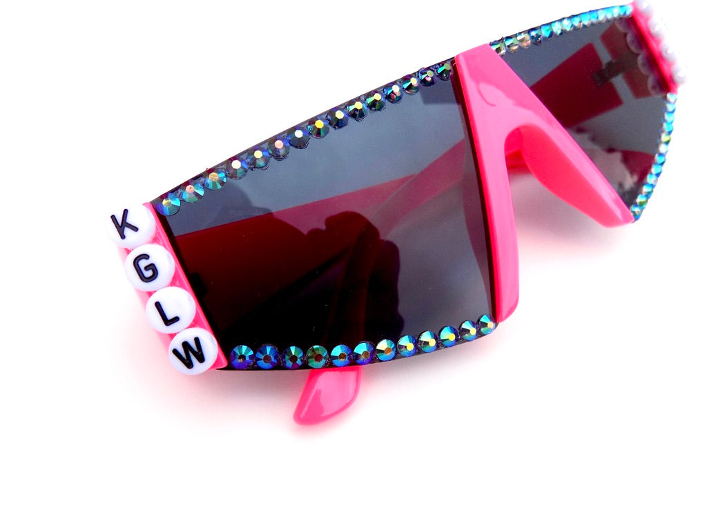 King Gizzard KGLW neon blade sunglasses