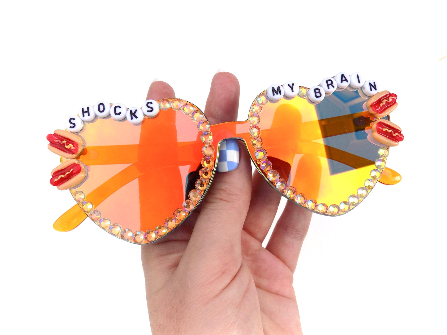 More Colors! Phish SHOCKS MY BRAIN heart-shaped sunnies