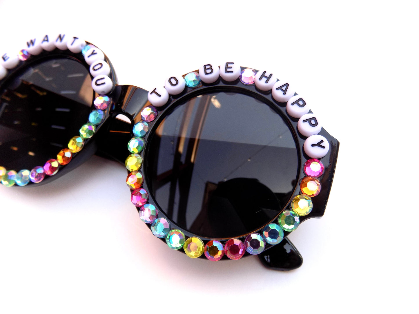 Phish WE WANT YOU TO BE HAPPY chunky round sunnies