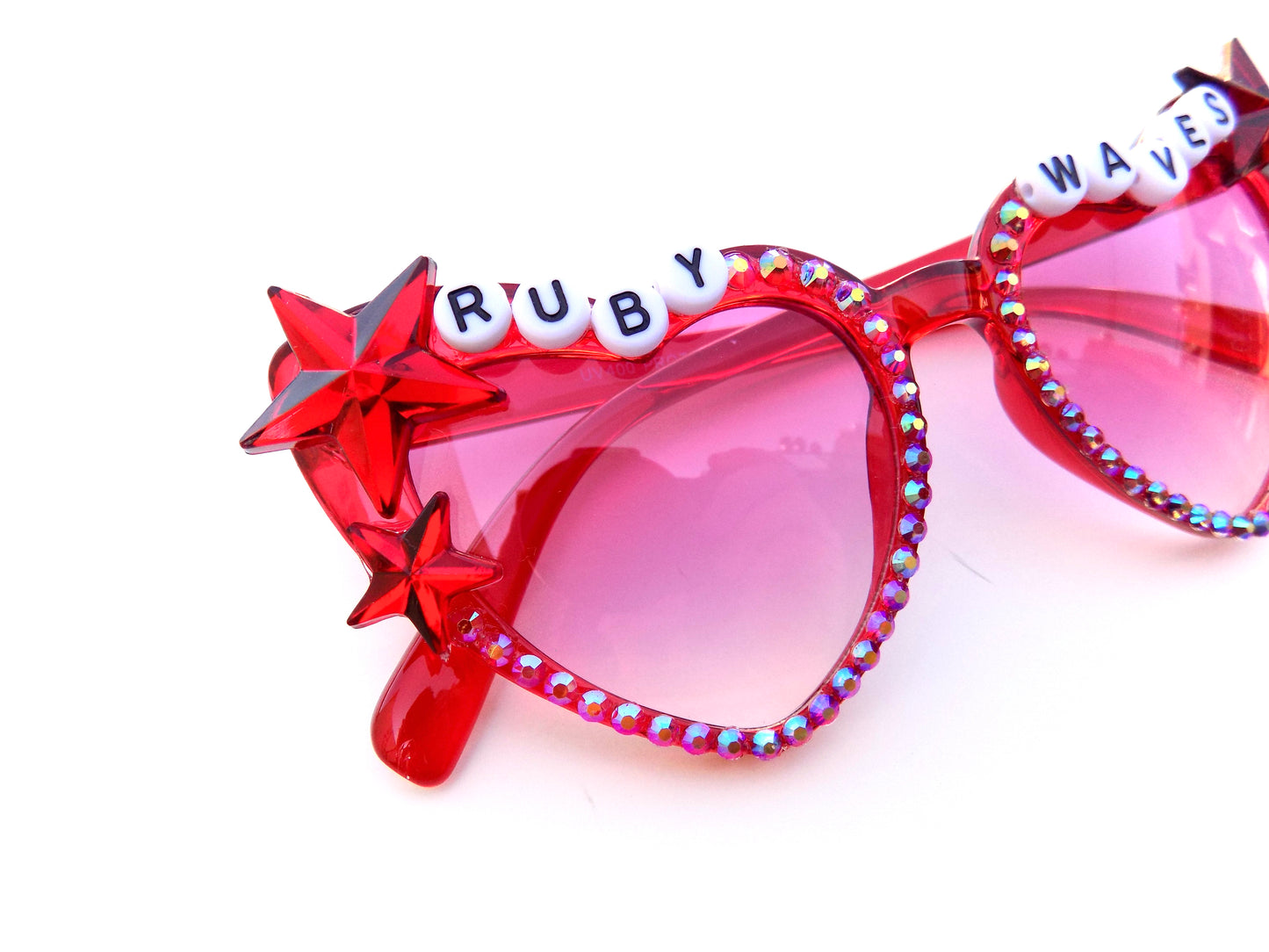Children's Phish RUBY WAVES cat-eye heart-shaped sunnies