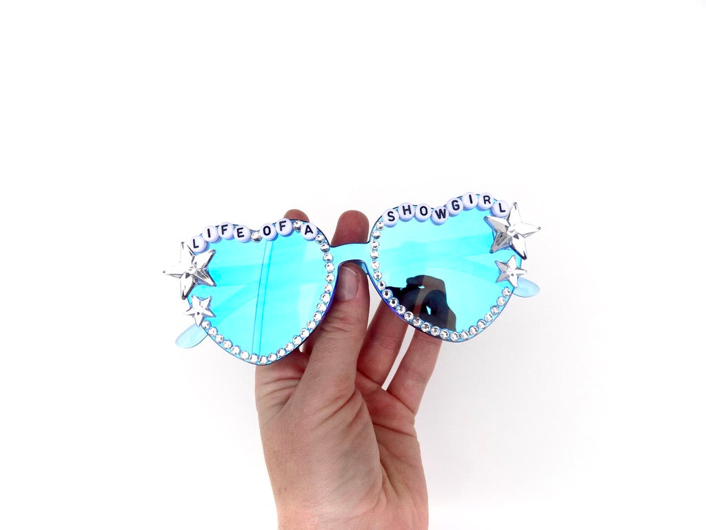 More Colors! LIMITED EDITION Taylor Swift "Life of a Showgirl" mirrored heart-shaped sunnies