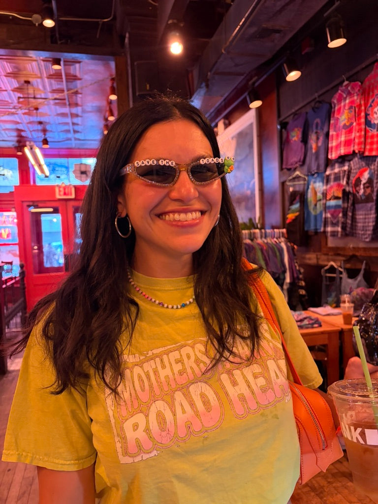 Phish SAVE THE TOADS (Sanity) micro cat-eye sunnies