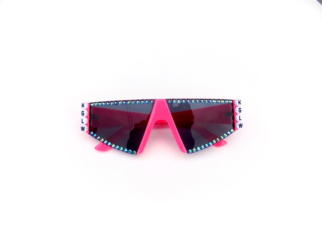 King Gizzard KGLW neon blade sunglasses