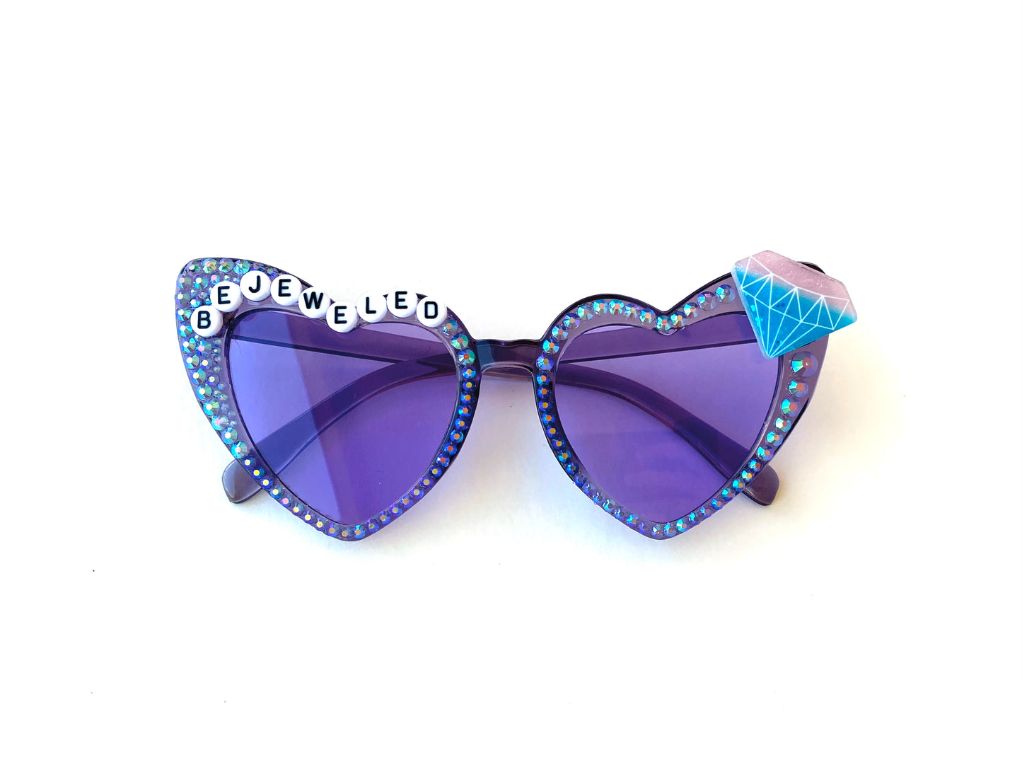 More Colors! Taylor Swift BEJEWELED heart-shaped cat eye sunnies