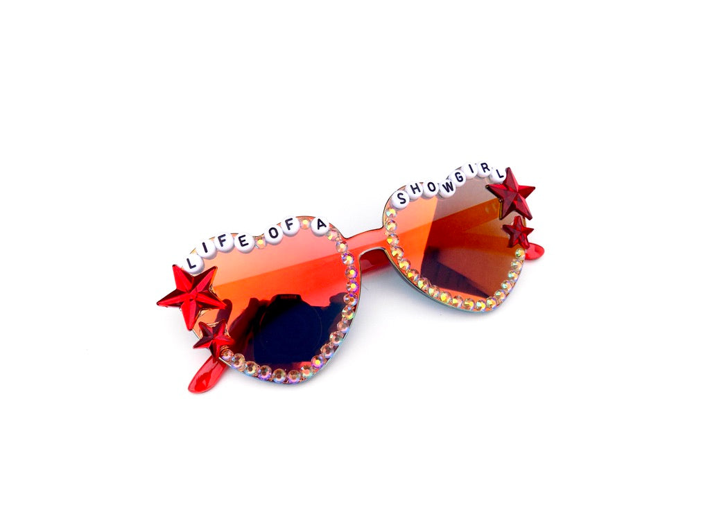 More Colors! LIMITED EDITION Taylor Swift "Life of a Showgirl" mirrored heart-shaped sunnies