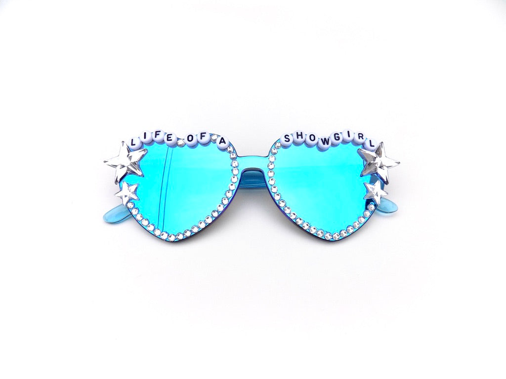 More Colors! LIMITED EDITION Taylor Swift "Life of a Showgirl" mirrored heart-shaped sunnies