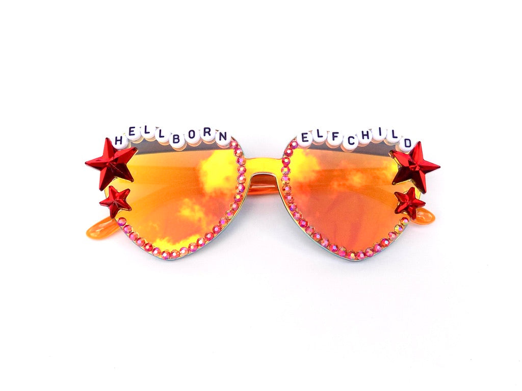 Phish HELLBORN ELFCHILD heart-shaped sunnies