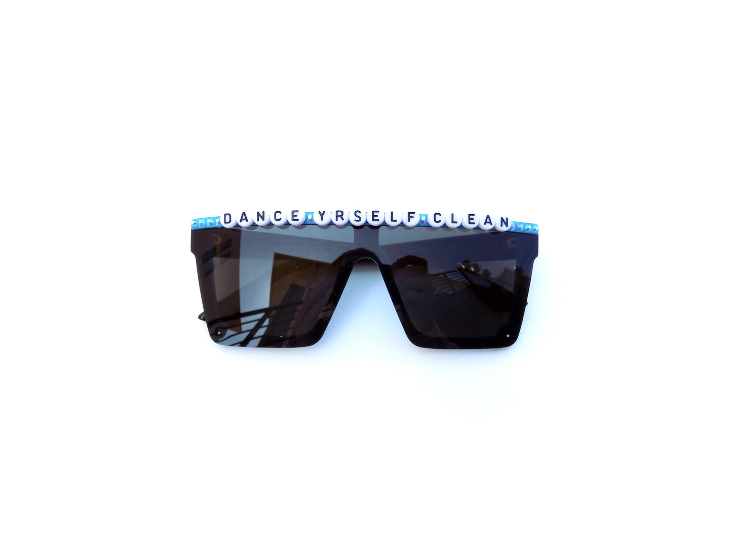 LCD Soundsystem DANCE YRSELF CLEAN flat-top sunglasses
