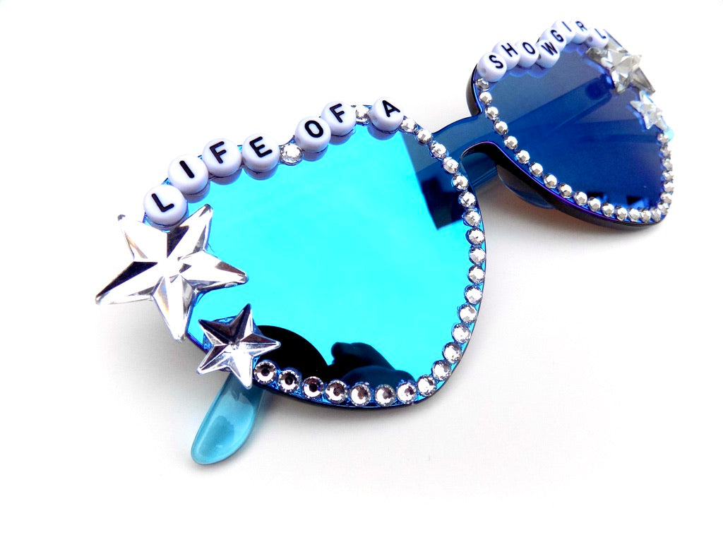 More Colors! LIMITED EDITION Taylor Swift "Life of a Showgirl" mirrored heart-shaped sunnies