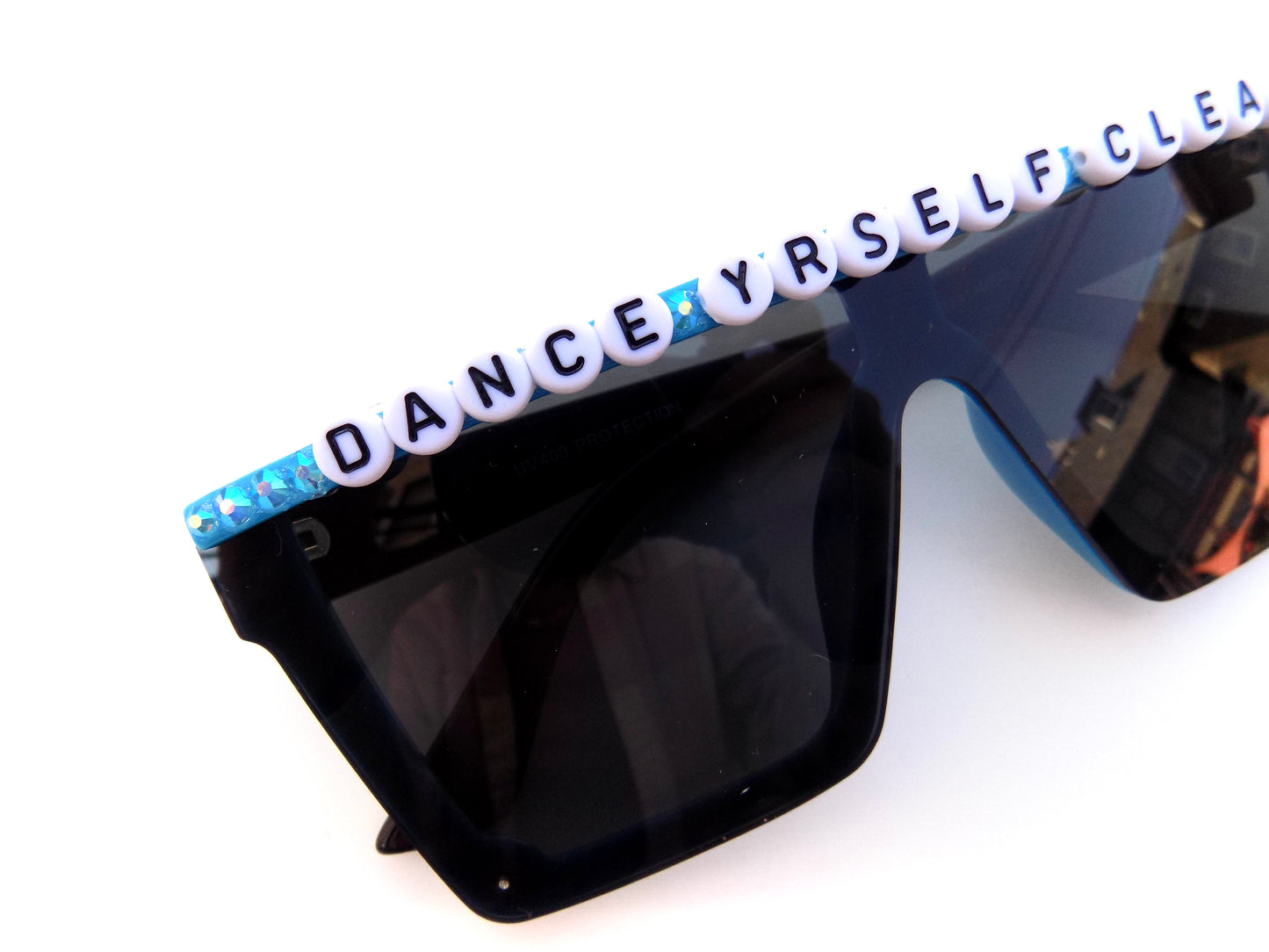 LCD Soundsystem DANCE YRSELF CLEAN flat-top sunglasses