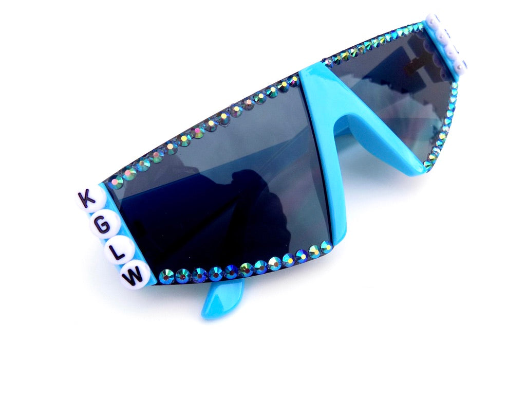 King Gizzard KGLW neon blade sunglasses