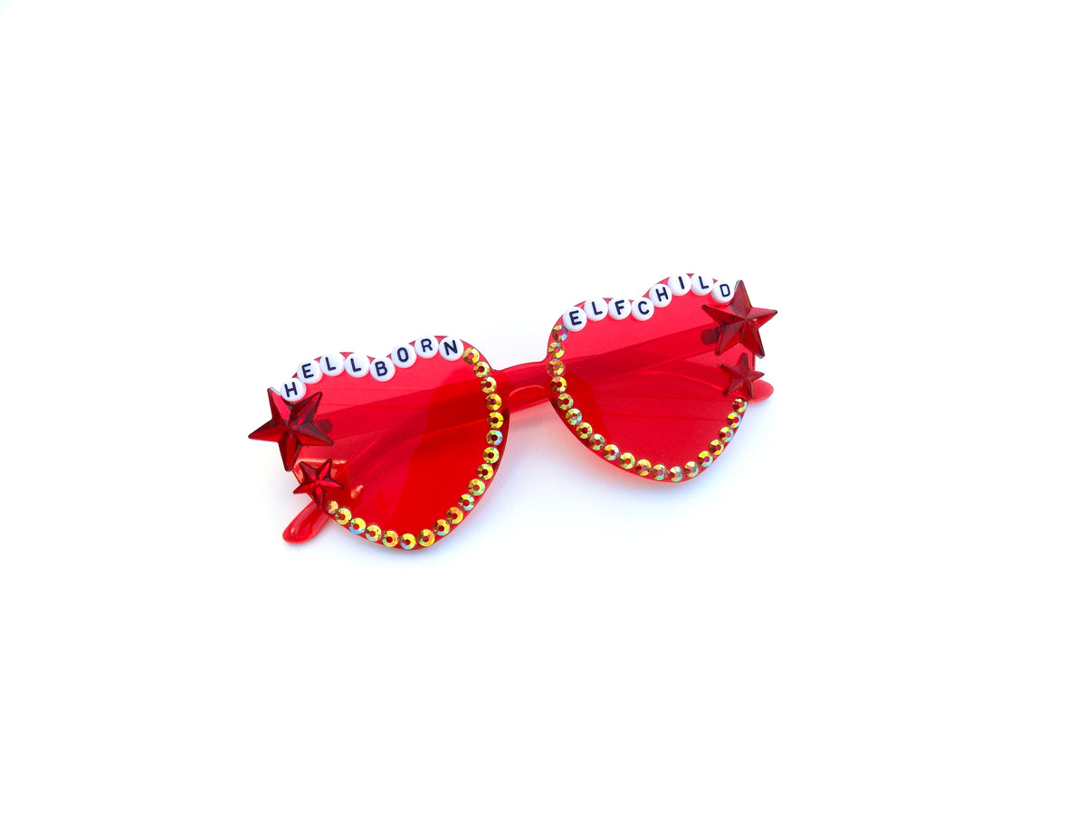 Phish HELLBORN ELFCHILD heart-shaped sunnies