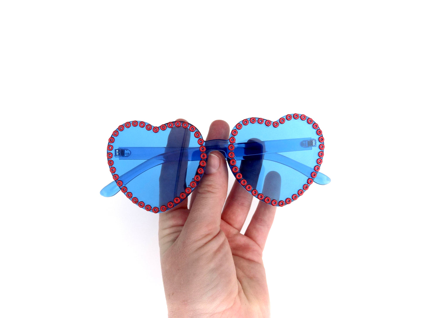 PHISH LOVE heart-shaped glasses with Fishman donuts