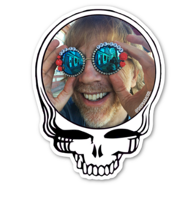 Trey x Baba Cool Stealie sticker