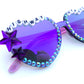 Billy Strings HIGHWAY HYPNOSIS mirrored heart-shaped sunnies