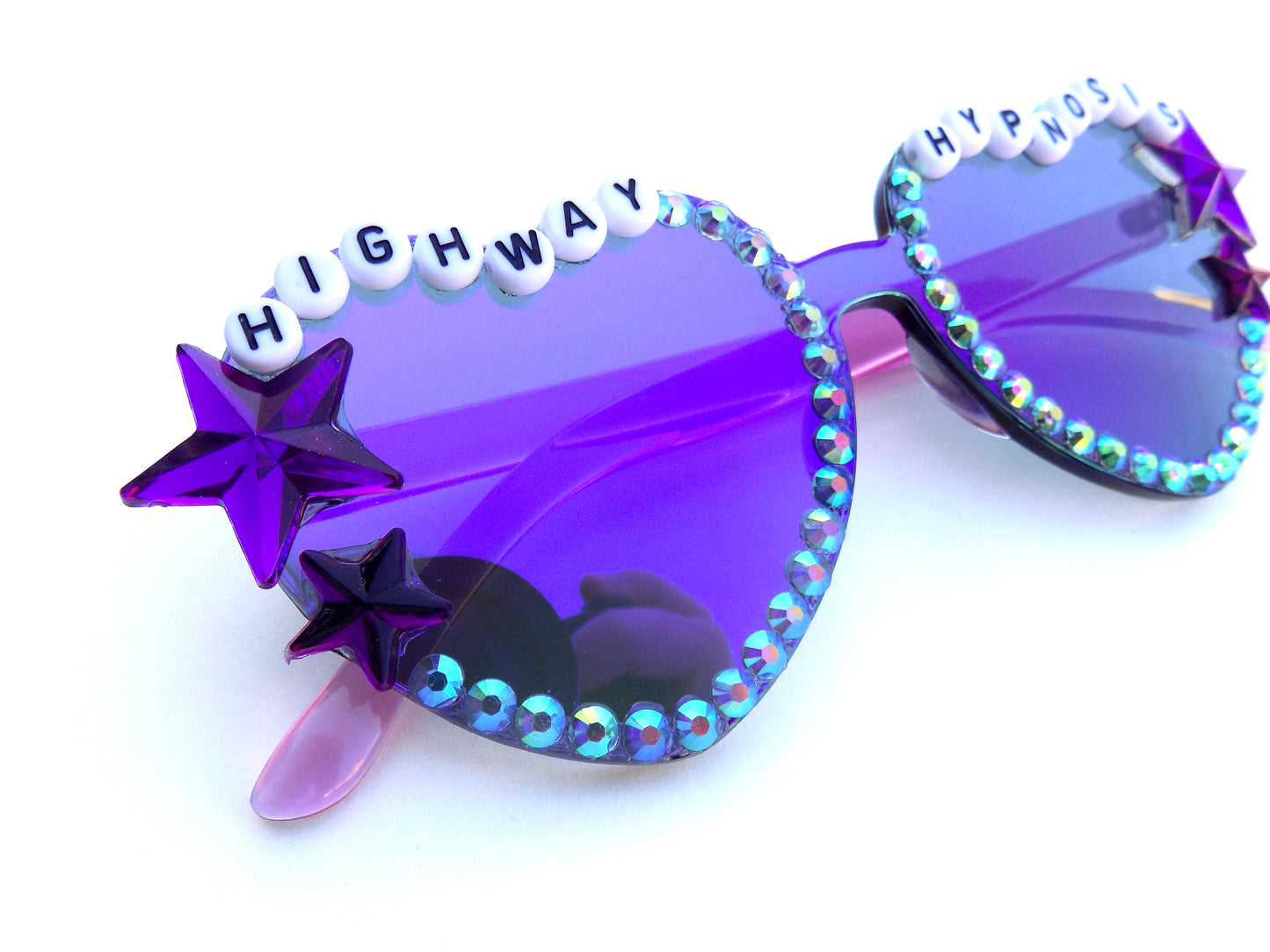 Billy Strings HIGHWAY HYPNOSIS mirrored heart-shaped sunnies