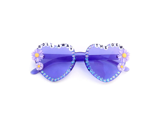 Grateful Dead ROLL AWAY THE DEW heart-shaped sunnies