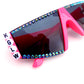 King Gizzard KGLW neon blade sunglasses