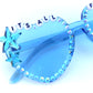 Ween IT'S ALL FOR YOU powder blue heart-shaped sunnies