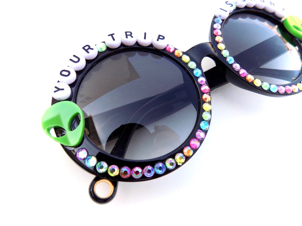 Phish YOUR TRIP IS SHORT round sunnies