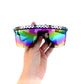 More Colors! Phish/Sci-Fi Soldier CLEAR YOUR MIND shield sunglasses