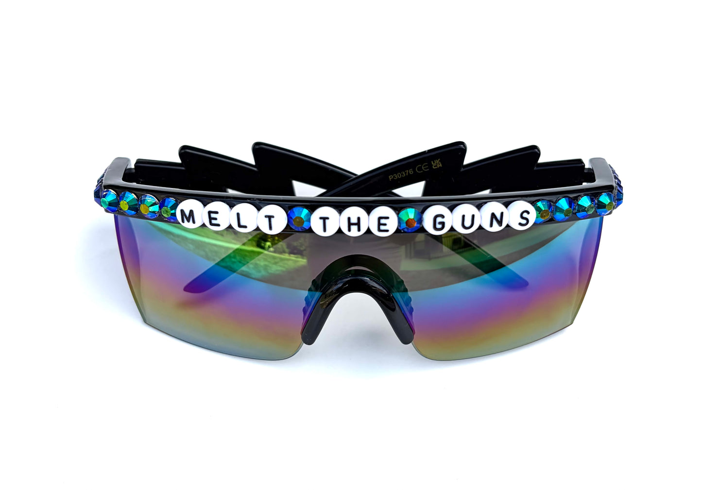 Phish/XTC MELT THE GUNS shield sunglasses