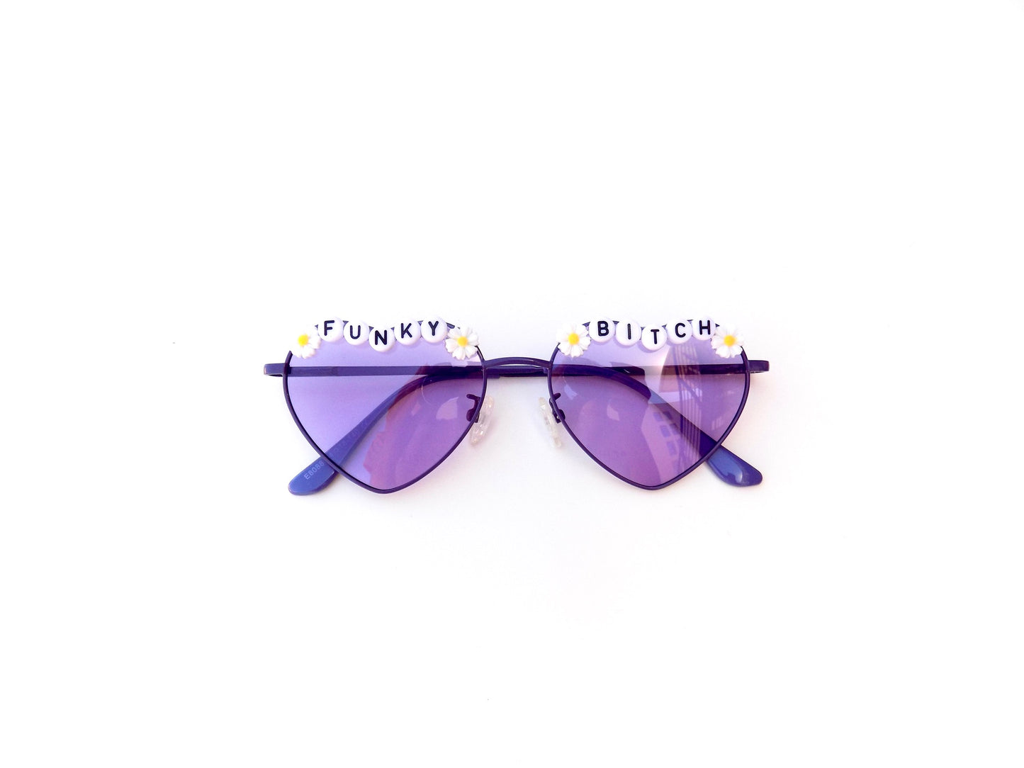 Phish FUNKY BITCH metal heart-shaped sunnies