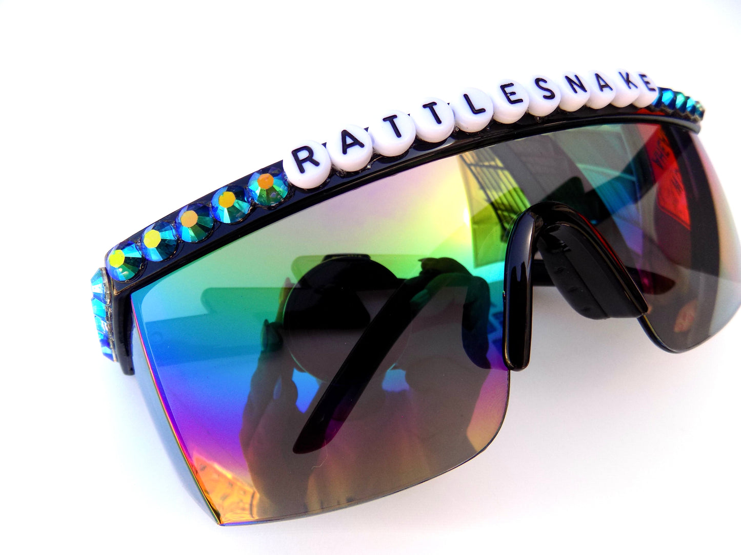 King Gizzard and the Lizard Wizard RATTLESNAKE flat-top shield sunglasses