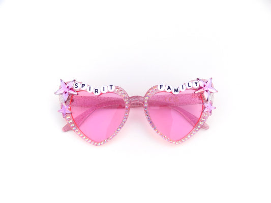Phish SPIRIT FAMILY pink heart-shaped sunnies