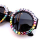 Phish WE WANT YOU TO BE HAPPY chunky round sunnies