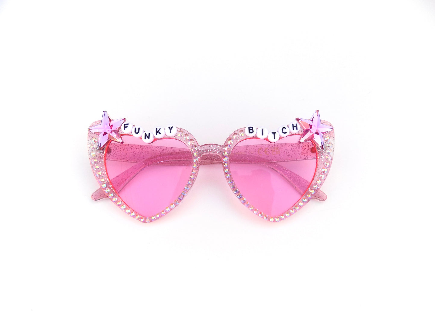 Phish FUNKY BITCH pink heart-shaped sunnies