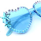 Billy Strings LUCID DAYDREAM blue heart-shaped sunnies