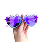 Billy Strings HIGHWAY HYPNOSIS mirrored heart-shaped sunnies