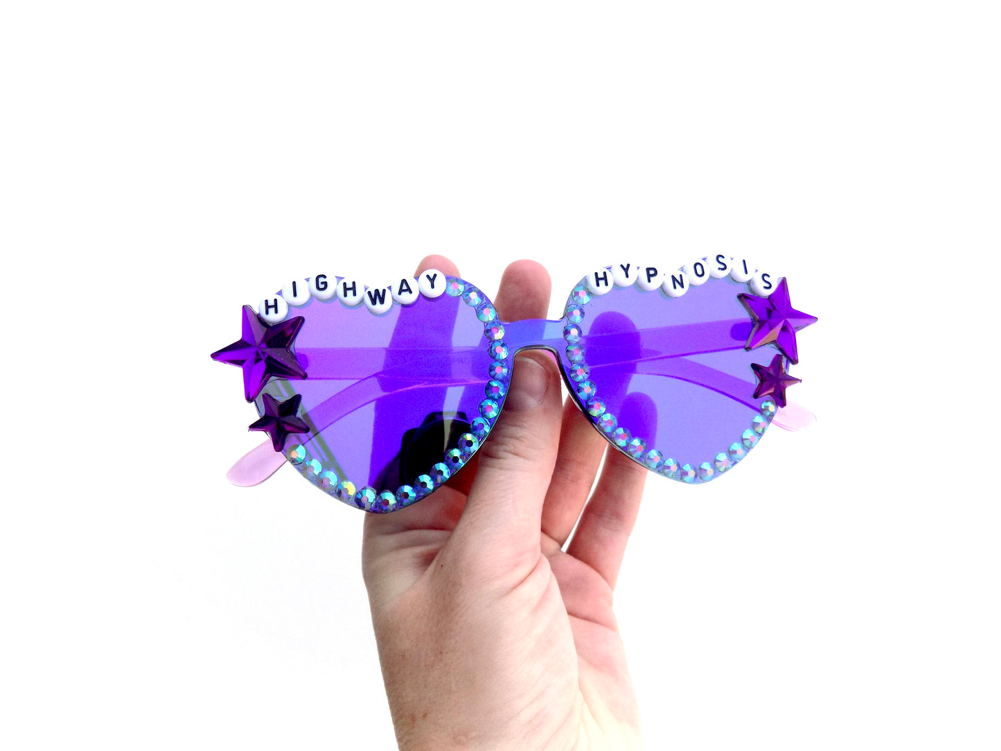 Billy Strings HIGHWAY HYPNOSIS mirrored heart-shaped sunnies