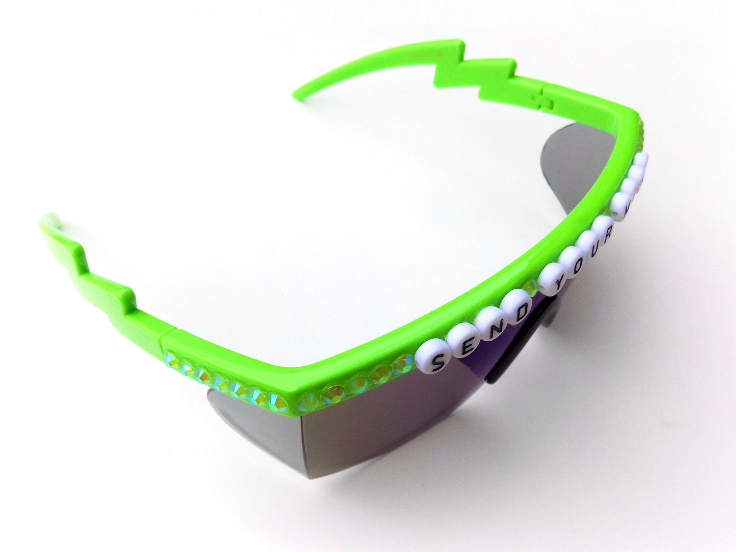Widespread Panic SEND YOUR MIND flat-top shield sunglasses