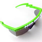 Widespread Panic SEND YOUR MIND flat-top shield sunglasses