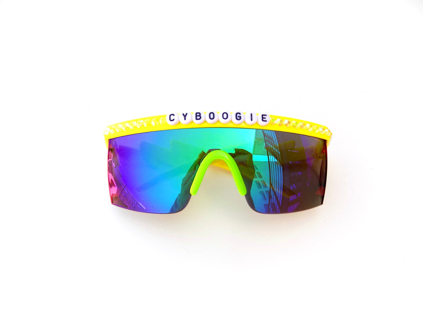 King Gizzard and the Lizard Wizard CYBOOGIE flat-top shield sunglasses