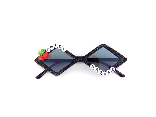 Phish TWIST AROUND black diamond-shaped sunnies