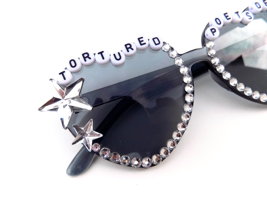 Taylor Swift TORTURED POETS DEPT heart-shaped sunnies