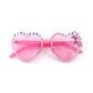 Chappell Roan PINK PONY CLUB heart-shaped sunnies