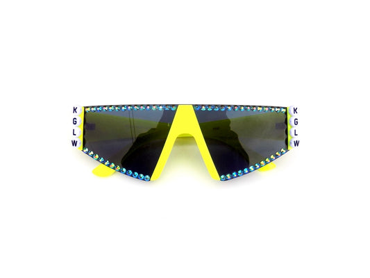 King Gizzard KGLW neon blade sunglasses