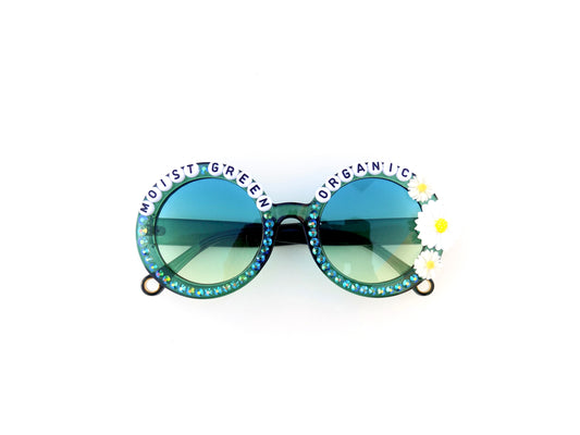 Phish MOIST GREEN ORGANIC round sunnies