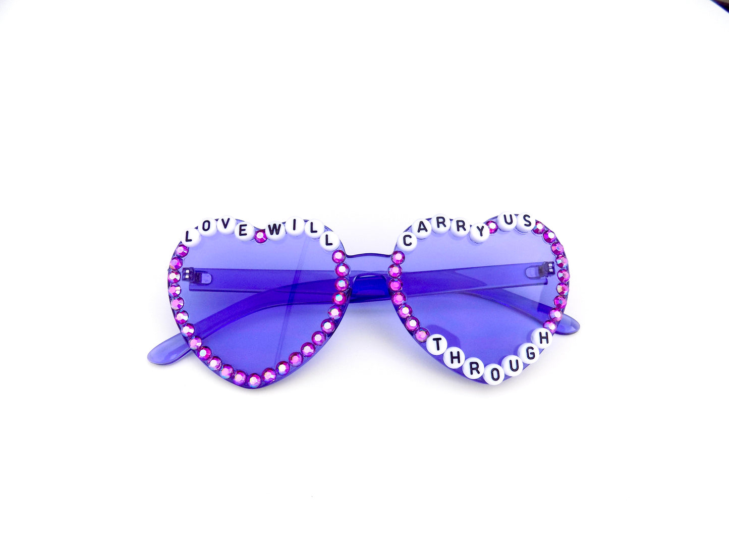 Phish LOVE WILL CARRY US THROUGH heart-shaped sunnies