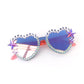 Widespread Panic BARSTOOLS & DREAMERS mirrored heart-shaped sunnies