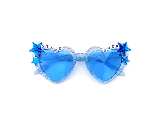 Phish STARS SUCK cat-eye heart-shaped sunnies