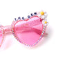 Grateful Dead ROLL AWAY THE DEW cat-eye heart-shaped sunglasses