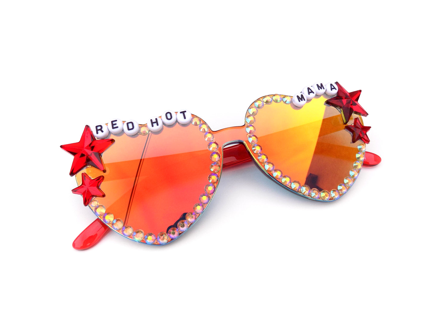 Widespread Panic/Funkadelic RED HOT MAMA heart-shaped sunnies