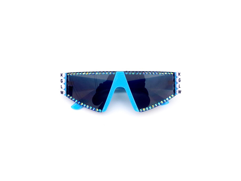 King Gizzard KGLW neon blade sunglasses